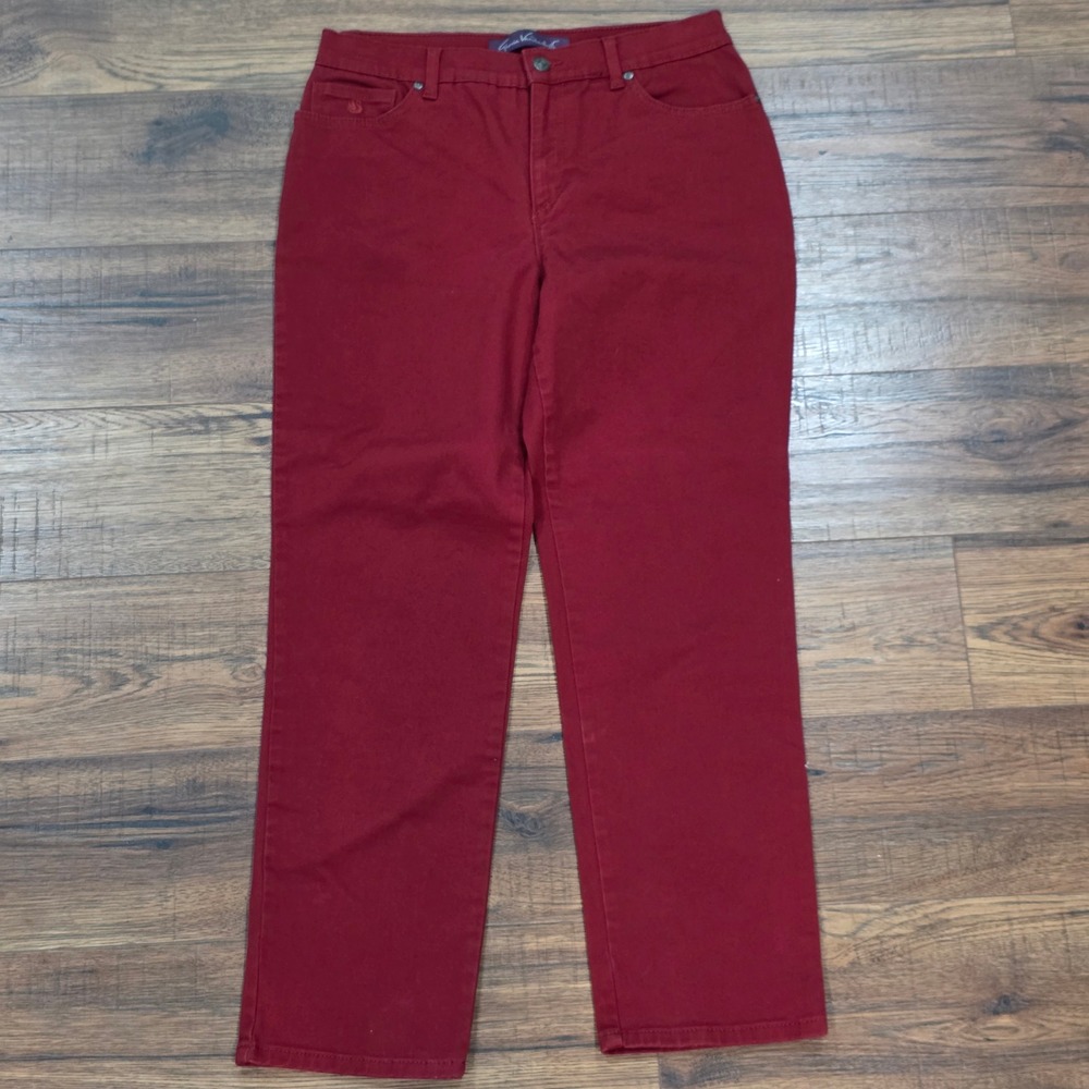 Gloria Vanderbilt red jeans Amanda 10